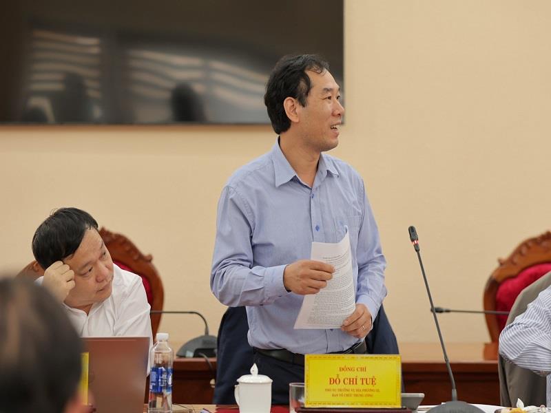 Đại diện Đoàn kiểm tra Trung ương báo cáo, chia sẻ thêm về nội dung Dự thảo Báo cáo