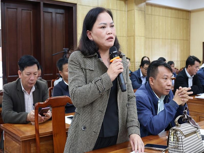 Nhiều lãnh đạo cấp xã chia sẻ về băn khoăn cũng như nêu lên tư tưởng của cán bộ, đảng viên khi sắp xếp, sáp nhập
