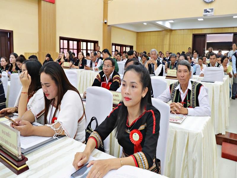 Đại diện các DTTS trên toàn tỉnh tham dự Đại hội