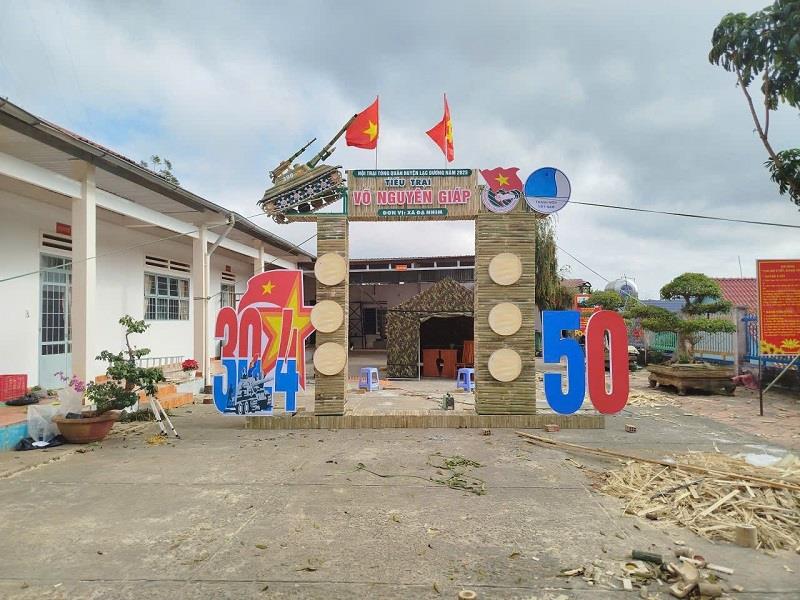 Công tác chuẩn bị cho Hội trại tòng quân được các địa phương chuẩn bị sẵn sàng