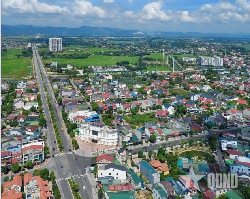 Một góc TP Hà Tĩnh, tỉnh Hà Tĩnh. Ảnh: LINH AN