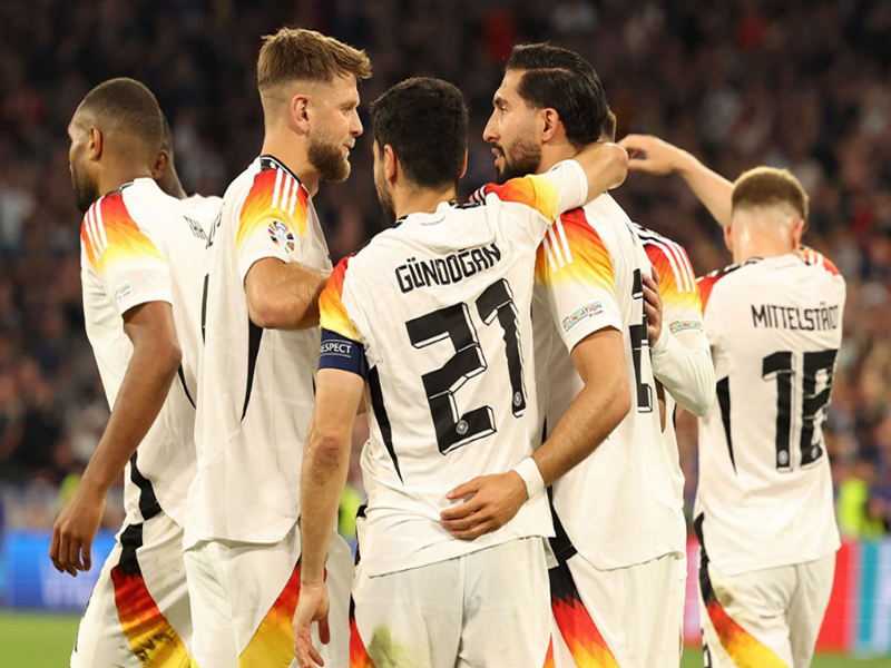 Đội tuyển Đức thắng Đội tuyển Scotland  với tỷ số  5-1 ở trận khai mạc EURO 2024. (Ảnh: Getty Images)
