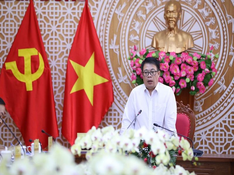Phó Chủ tịch UBND tỉnh Lâm Đồng Nguyễn Ngọc Phúc kết luận hội nghị