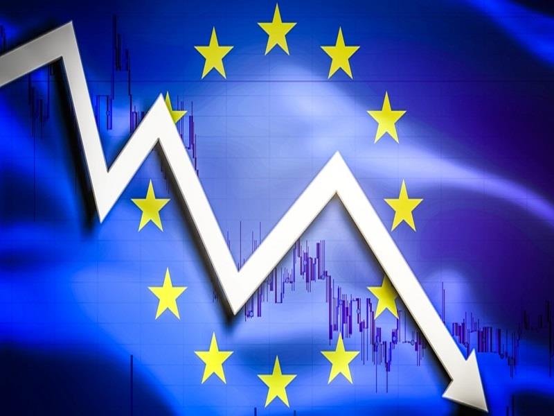 Kinh tế khu vực Eurozone có nguy cơ rơi vào suy thoái vào cuối năm nay sau khi tăng trưởng khu vực được ghi nhận ở mức âm trong quý III/2023. (Ảnh: shutterstock.com)