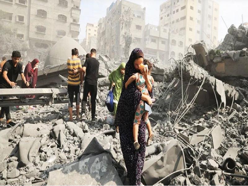 Người dân Gaza đang hứng chịu thảm họa nhân đạo tồi tệ do xung đột. Ảnh: CNN