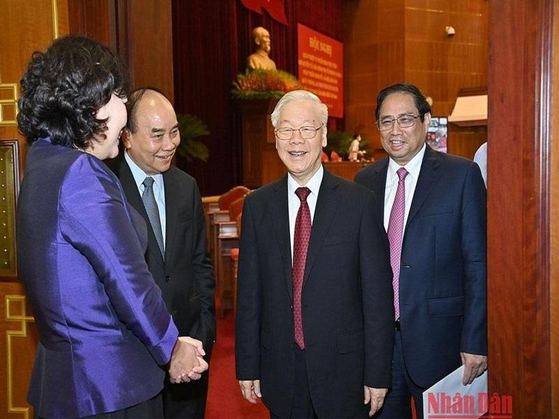 Tổng Bí thư Nguyễn Phú Trọng và các Lãnh đạo Đảng, Nhà nước tại hội nghị