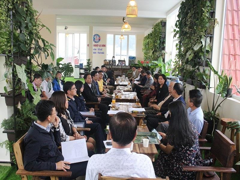 Buổi Cà phê doanh nhân đầu tiên của Chi hội Doanh nghiệp Lạc Dương thu hút đông đảo doanh nghiệp, HTX tham gia