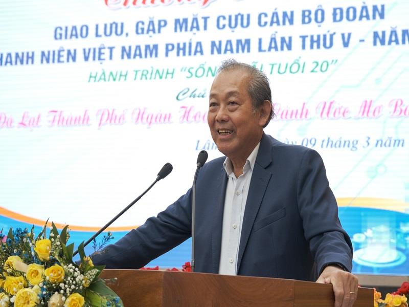 Nguyên Phó Thủ tướng Trương Hoà Bình phát biểu tại chương trình