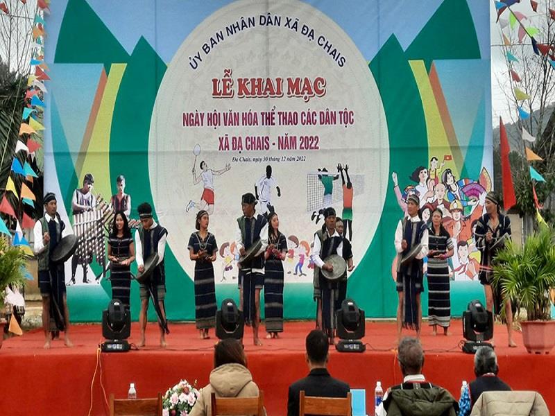 Người dân xã Đạ Chais hòa mình vào Ngày hội Văn hóa - Thể thao các dân tộc