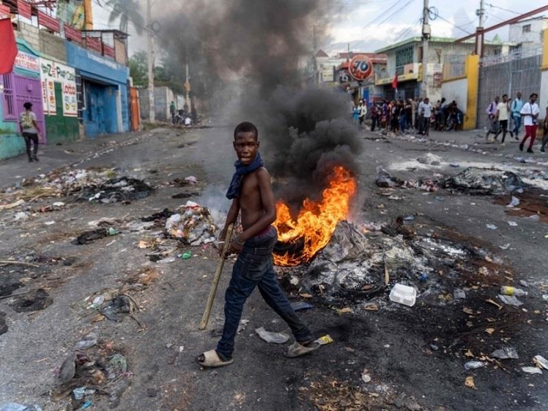 Tình trạng bạo lực đang bao trùm Haiti. (Ảnh: AFP)