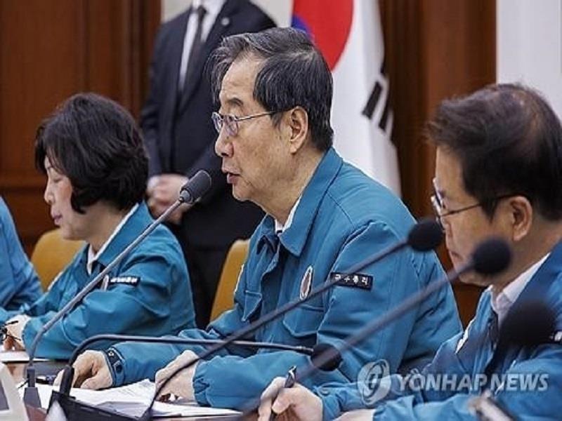 Thủ tướng Hàn Quốc Han Duck-soo (Ảnh: Yonhap)