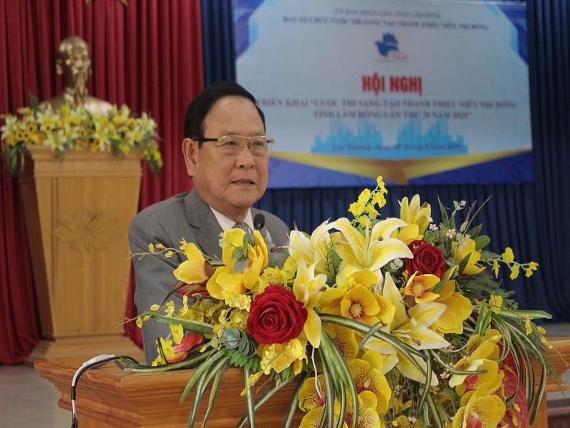 Ông Phan Văn Phấn - Chủ tịch Liên hiệp Hội, Trưởng Ban Tổ chức phát động cuộc thi