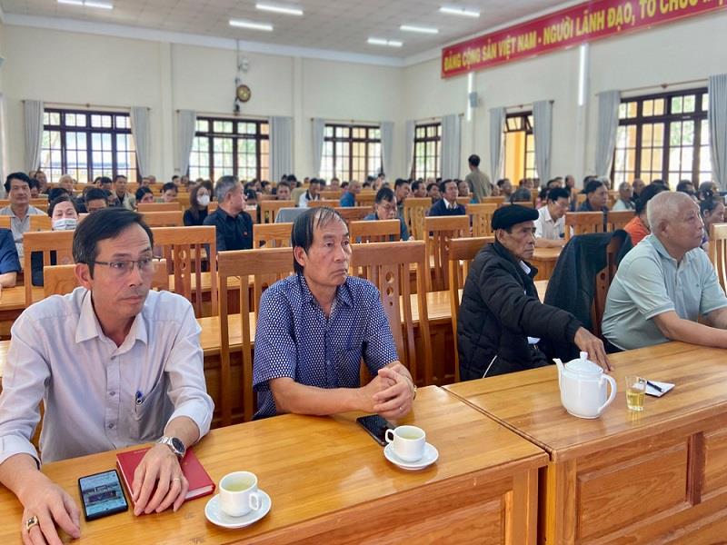 Các đại biểu tham dự hội nghị thông tin, tuyên truyền về tình hình biển, đảo Việt Nam