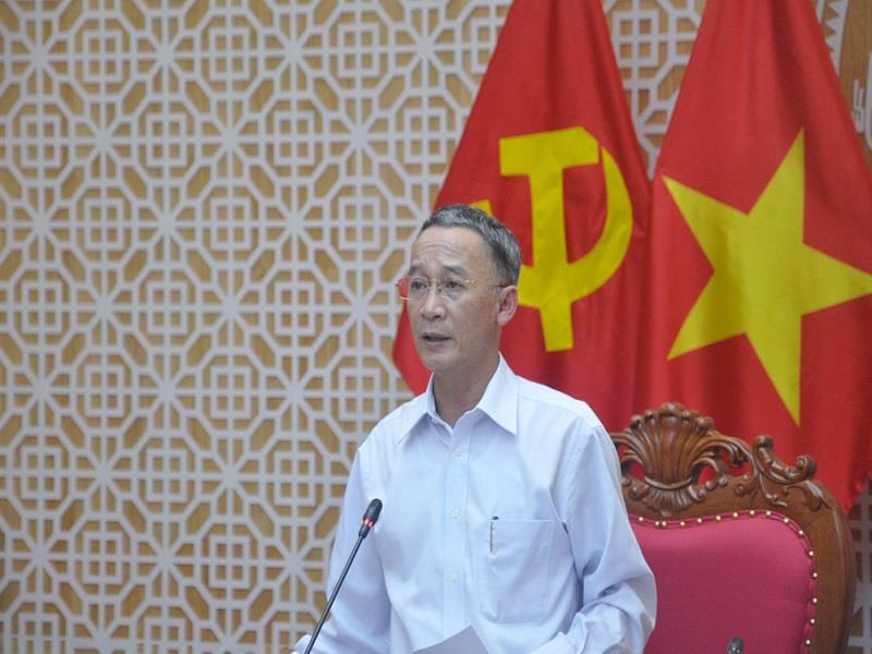 Chủ tịch UBND tỉnh Trần Văn Hiệp kết luận hội nghị