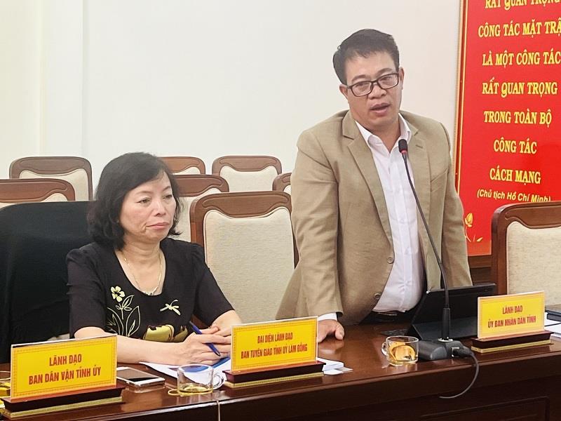 Phó Chủ tịch UBND tỉnh Nguyễn Ngọc Phúc phát biểu