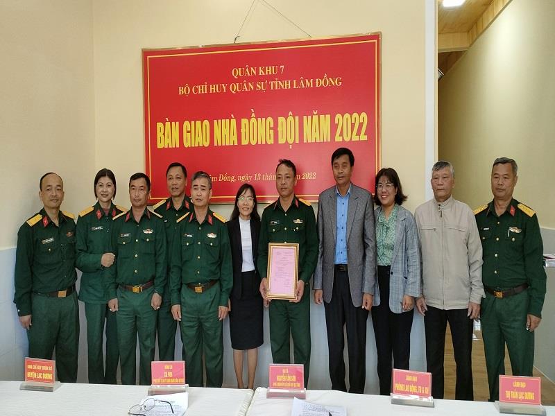 Lễ khánh thành và bàn giao “Nhà đồng đội” năm 2022 tặng gia đình Thiếu tá Cao Xuân Tý