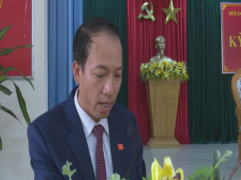 Chủ tịch UBND huyện Sử Thanh Hoài tiếp thu, giải trình cụ thể từng vấn đề và đưa ra một số giải pháp định hướng thực hiện trong thời gian tới