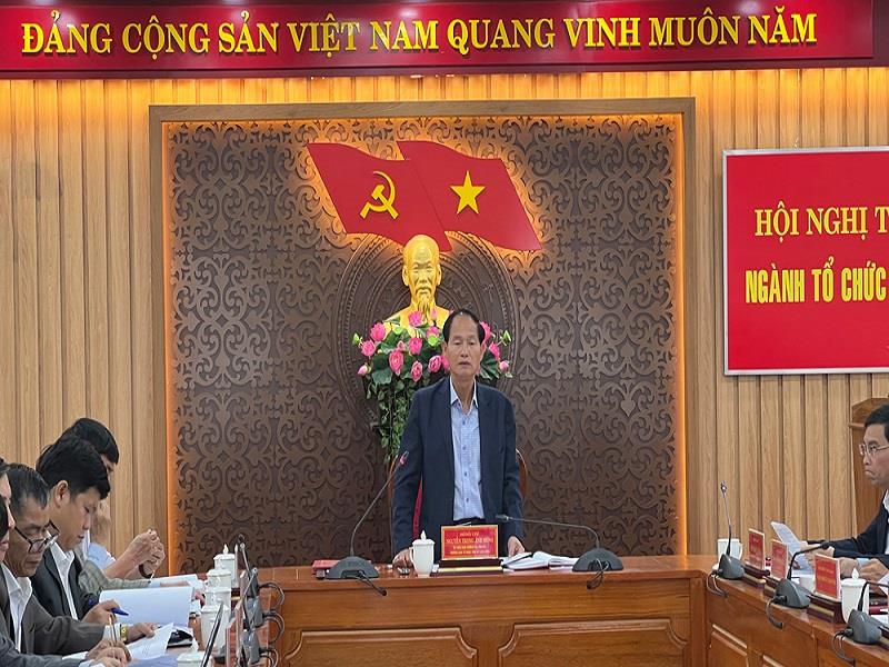 Đồng chí Nguyễn Trọng Ánh Đông - Trưởng Ban Tổ chức Tỉnh ủy chủ trì và chỉ đạo nhiệm vụ 6 tháng cuối năm