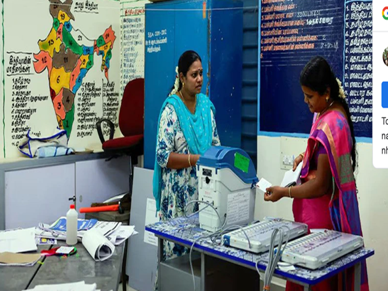 Điểm bầu cử tại bang Meghalaya của Ấn Độ. (Ảnh: Reuters)